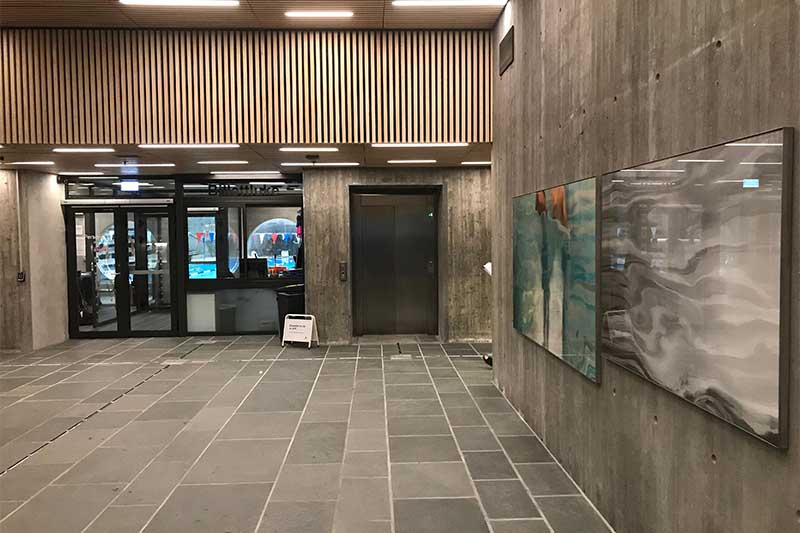 Installation på Svenska Kraftnäts huvudkontor av Sofia Änghede